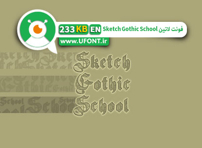 Free download Sketch Gothic School Font